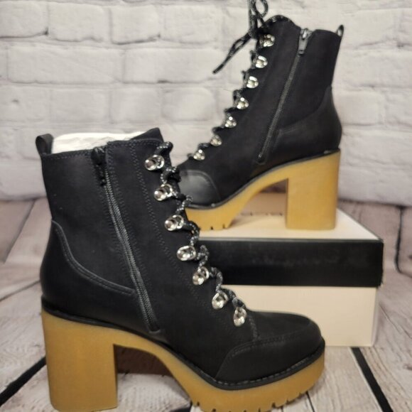 Sun + Stone Lennonn Platform Block Heel Botties - Picture 5 of 9